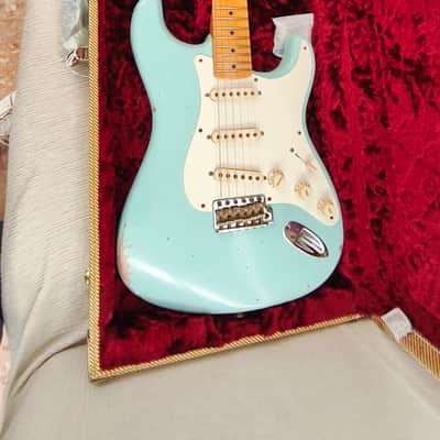 Fender Stratocaster custom shop 57 relic danpher blue 2022 - relic nueva image 6