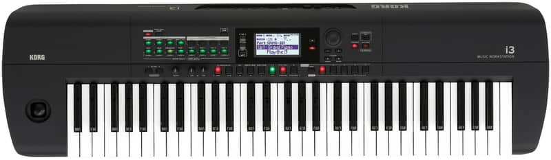 Korg i3MB 61-Key Music Workstation - Rubberized Matte Black image 1
