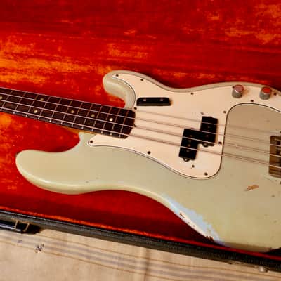 Fender Precision Bass 1966 - Sonic Blue image 14