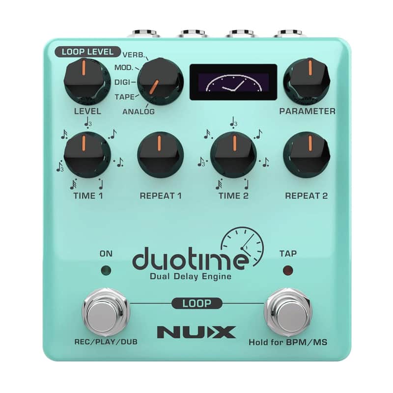NUX NDD-6 Duotime Dual Delay Engine Stereo Delay Pedal image 1