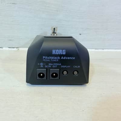 Korg Pitchblack Advance PB-AD Chromatic Pedal Tuner True Bypass Guitar Bass image 3