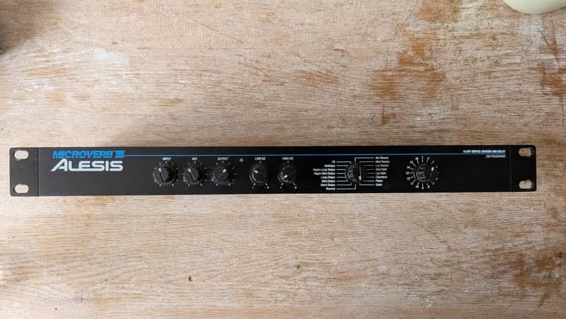 Alesis MicroVerb III 16-Bit Digital Reverb and Delay
