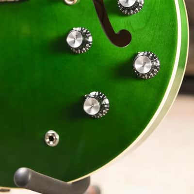 Gibson ES-335 Semi-Hollow Electric Guitar - Spearmint with Hardshell Case image 10
