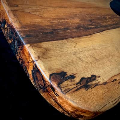 "Verity" Custom Telecaster / Barncaster from A Wee Black Dug Guitars - Natural, Figured Driftwood image 11