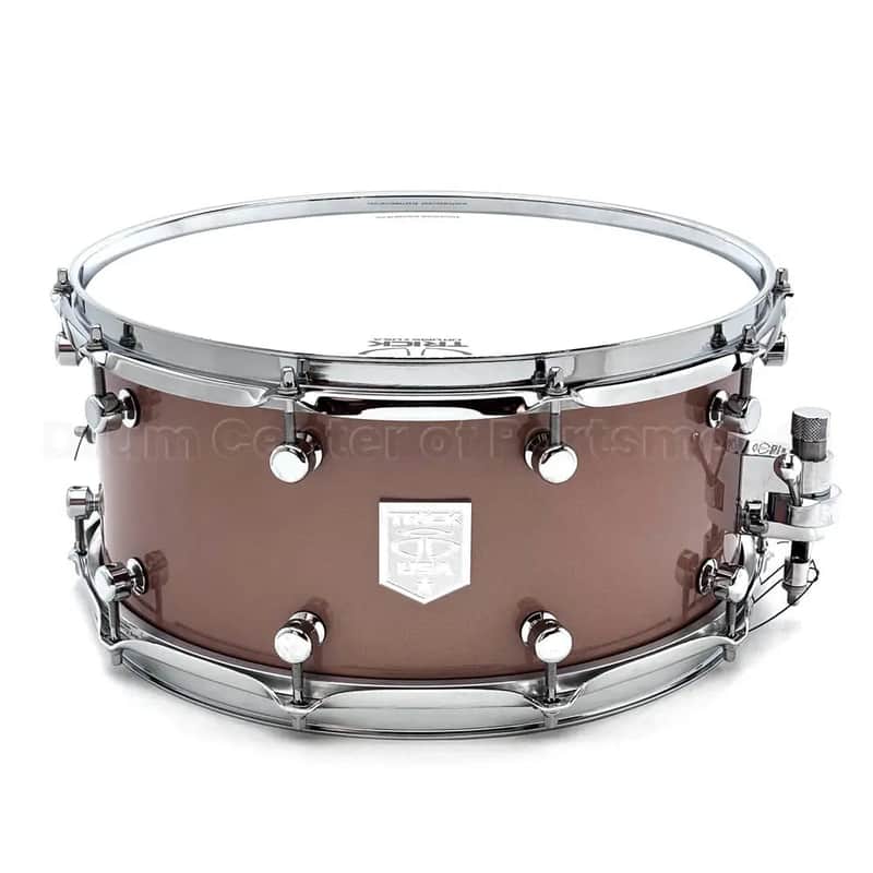 Trick Precious Metals 3mm Brass Snare Drum 14x6.5 Champagne Sparkle