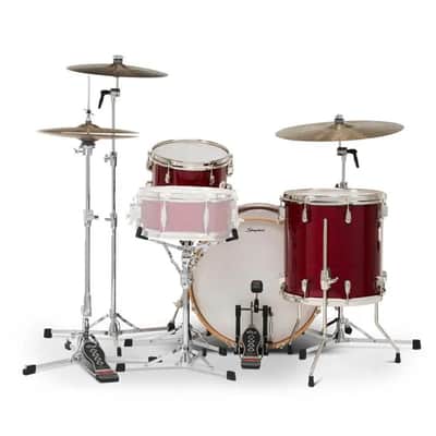 Slingerland Studio King 3pc Drum Set 20/12/14 Royal Crimson image 3