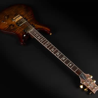 2015 PRS 30th Anniversary Wood Library Custom 24 Flame 10-Top - Black Gold | USA Core Solid Rosewood Neck Gold Hardware Kloppmann HB57 Pickups | CoA OHSC image 7