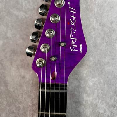 Fretlight FG-551 LTD Edition Orianthi Signature Quilted Maple Top 2015 - Transparent Purple image 10