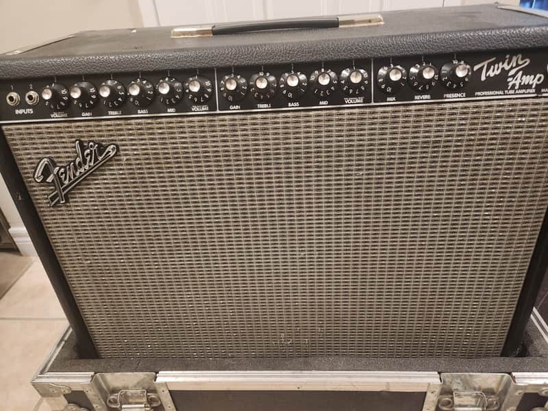 1992 Fender Twin-Amp w/ Case image 1