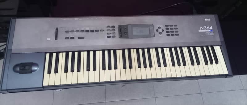 KORG N364 AI2 64 VOICE USB DISK DRIVE EMULATOR FULL WORKING 1996 JAPAN KEYBOARD image 1
