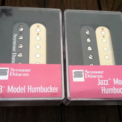 Seymour Duncan JB Jazz Hot Rodded Pickup Set Humbucker SH-4 SH-2n Reverse Zebra