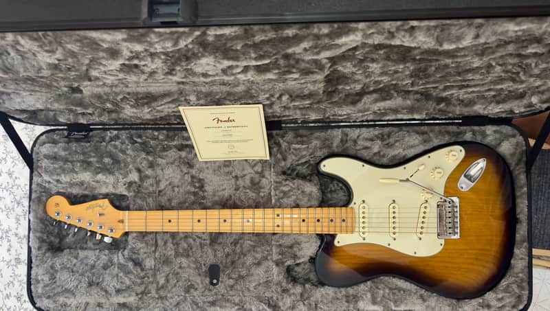 Fender Limited Edition Parallel Universe Series Strat Tele Hybrid 2018 - 2-Color Sunburst image 1