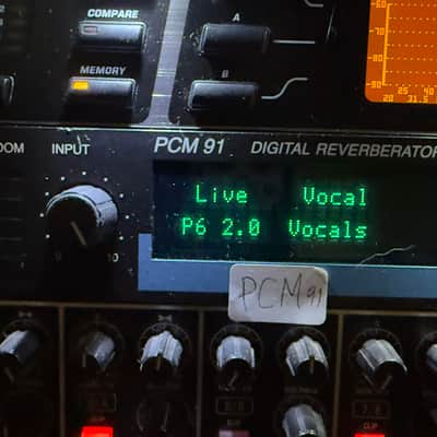 Lexicon PCM 91 Digital Reverberator 1990s - Black image 4