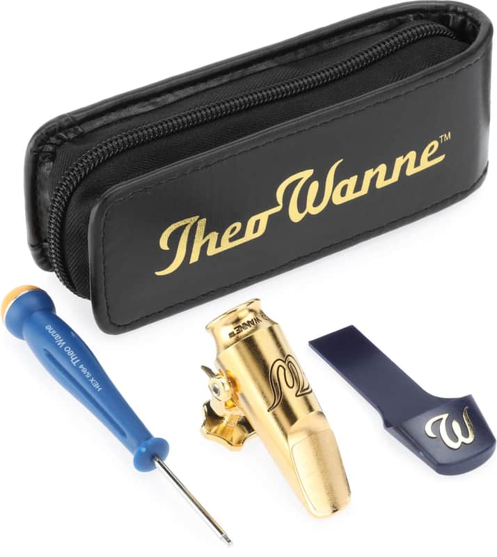 Theo Wanne MAN-SG7 Mantra Soprano Saxophone Mouthpiece - 7 Gold-plated image 1
