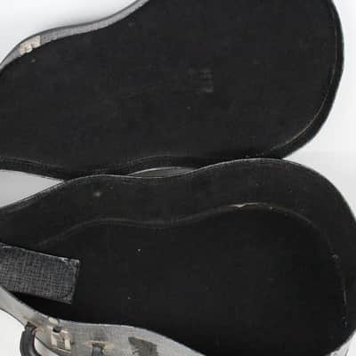 Vintage 1960s Parlor Guitar Case Silver and Black for Gibson LG/B-25 Martin 00-18 image 9