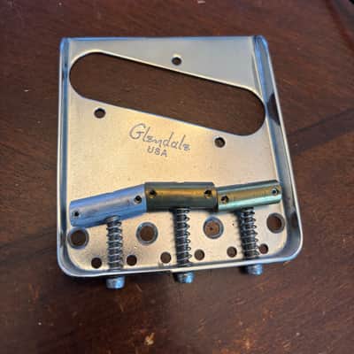 Glendale Telecaster Bridge with Glendale Intone Saddles image 2