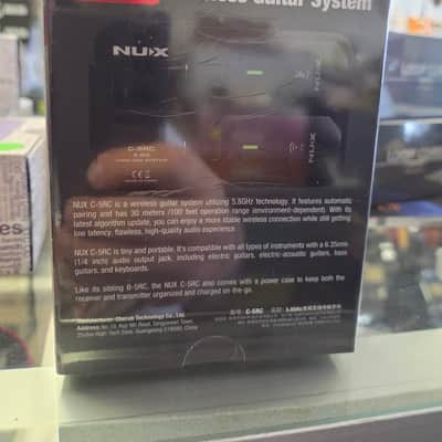NuX C-5RC Wireless Guitar System 2021 - Present - Black image 2