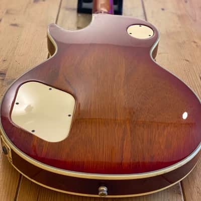 Burny Single Cutaway Custom RLC-75 AF 3 Pickup w/ Original Case 1990's Sunburst Ace Frehley image 24