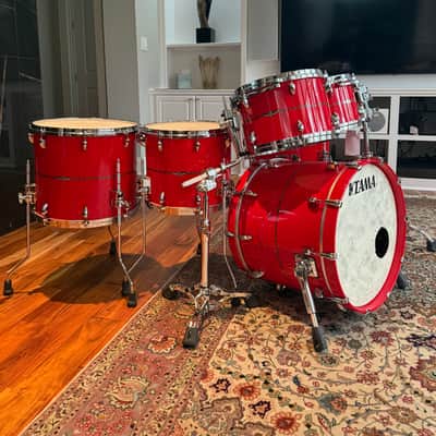 Tama Star Bubinga 7 Piece Kit. Solid Candy Red image 3