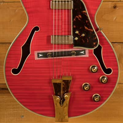 Ibanez GB10SEFM George Benson Hollow Body - Ebony - Sapphire Red image 1