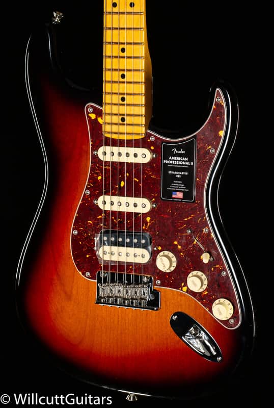 Fender American Professional II Stratocaster HSS Maple Fingerboard 3-Color Sunburst (149) image 1