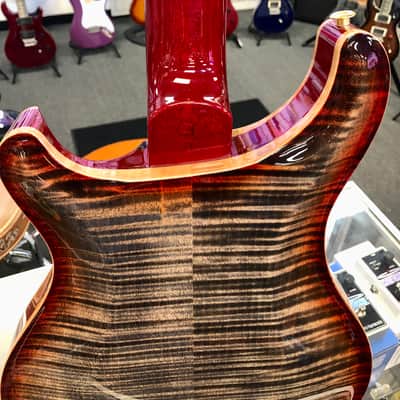 Paul Reed Smith PRS Hollowbody II Piezo 10 Top Charcoal Cherry Burst image 14