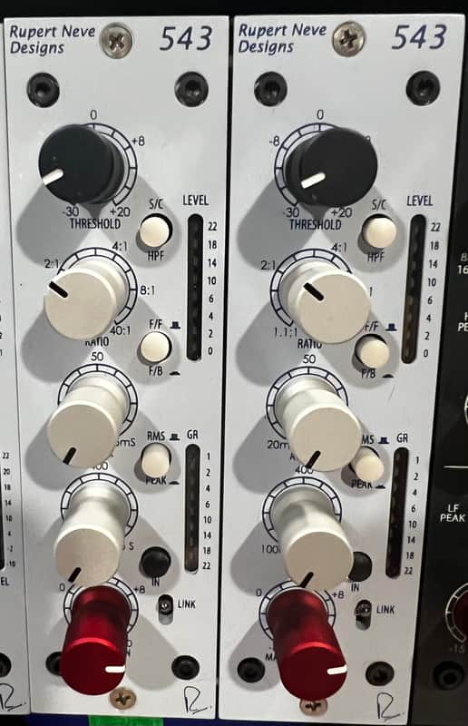 Pair Rupert Neve Designs 543 500 Series Compressor / Limiter Module 2025 - White image 1
