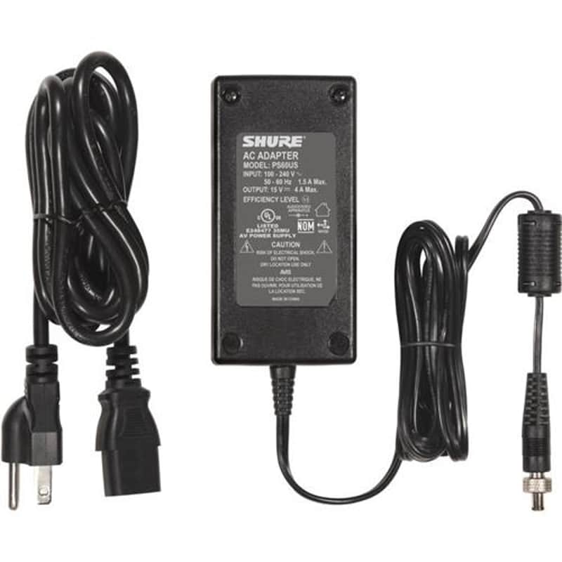 Shure InLine 120V AC External Power Supply for UA844US UHF Active Antenna and Power Distribution System image 1