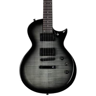 ESP LTD EC-200DX FM Electric Guitar, Charcoal Burst image 5