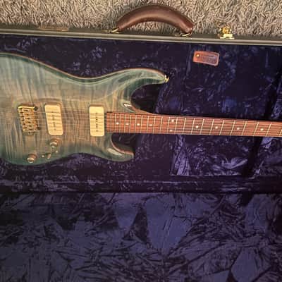 Pensa MK-1 Custom P-90 (Aqua Blue Burst) 2015 - Aqua Blue Burst image 12