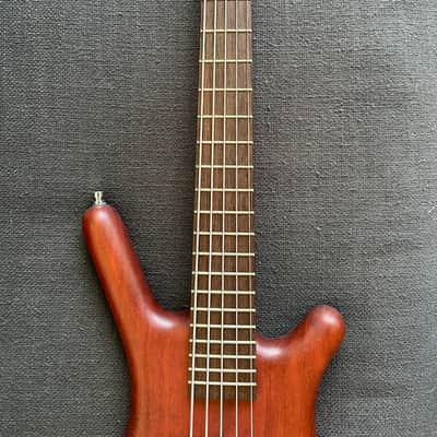 Warwick German Pro Series Corvette Bubinga 5 Active 2010s - Natural Transparent image 4