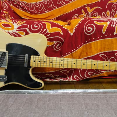 1981 Fender Telecaster with Maple Fretboard Blonde Yamano image 2