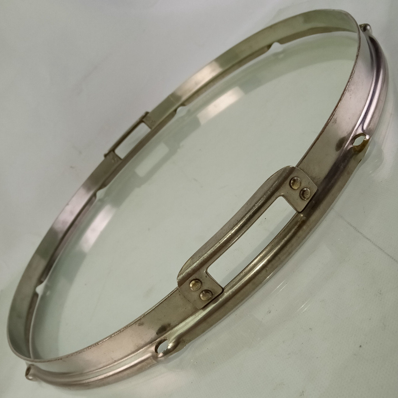 Slingerland16"Stick-Chopper Radio King Resonant Snare Drum Nickel-BRASS Rim/Hoop — main photograph