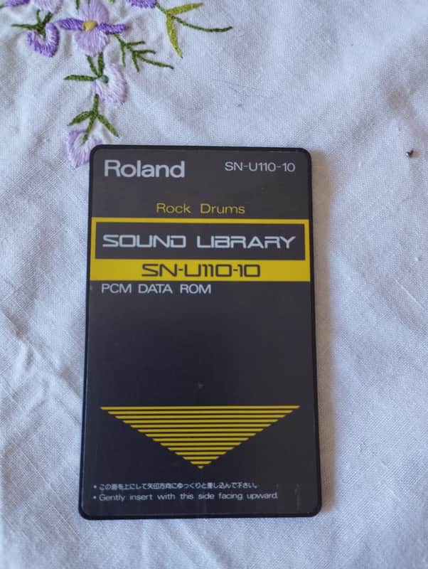 Roland SN-U110-10 Rock Drums card for Roland U-110, U-220, MV-30, Rhodes 760 image 1