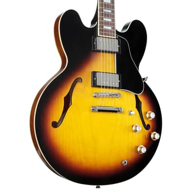 Epiphone 1962 ES-335 Reissue Vintage Burst - Semi Acoustic Guitar image 9
