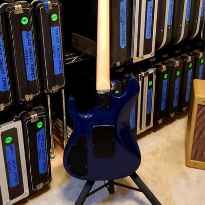 Kramer Nightswan 1989 Lightning graphic guitar Vintage Original Floyd  F serial EXCELLENT!!! image 9