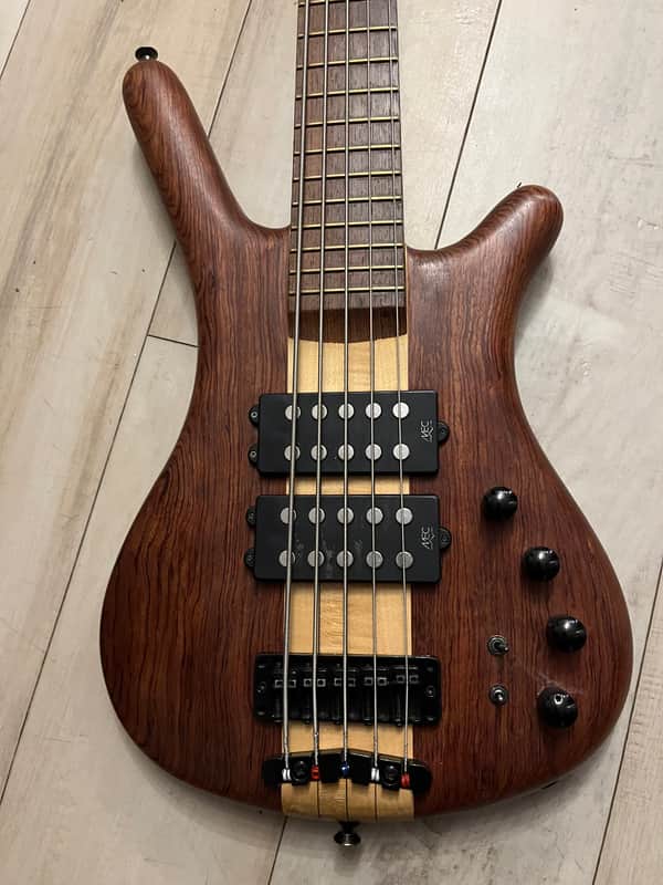 Warwick Corvette $$ NT Bubinga German MEC pickups 5-string 2011 - Natural image 1