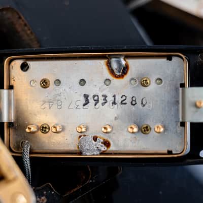1981 Gibson Les Paul Custom Black Beauty Vintage Guitar, 100% Original w/ Tim Shaw PAFs, Case image 19