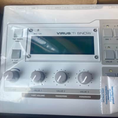 Access Virus TI Snow Desktop Digital Synthesizer 2008 - White image 2