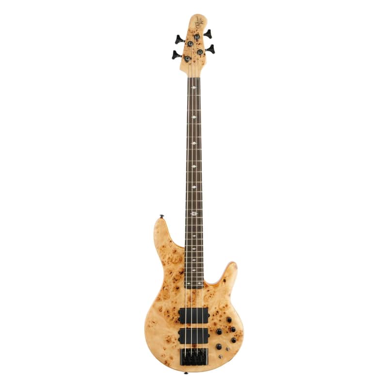 Michael Kelly Pinnacle 4-String Electric Bass Guitar (Natural Burl) *USA Small Business* image 1