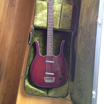 Danelectro Longhorn bass VI 1968 Coral Baritone image 5