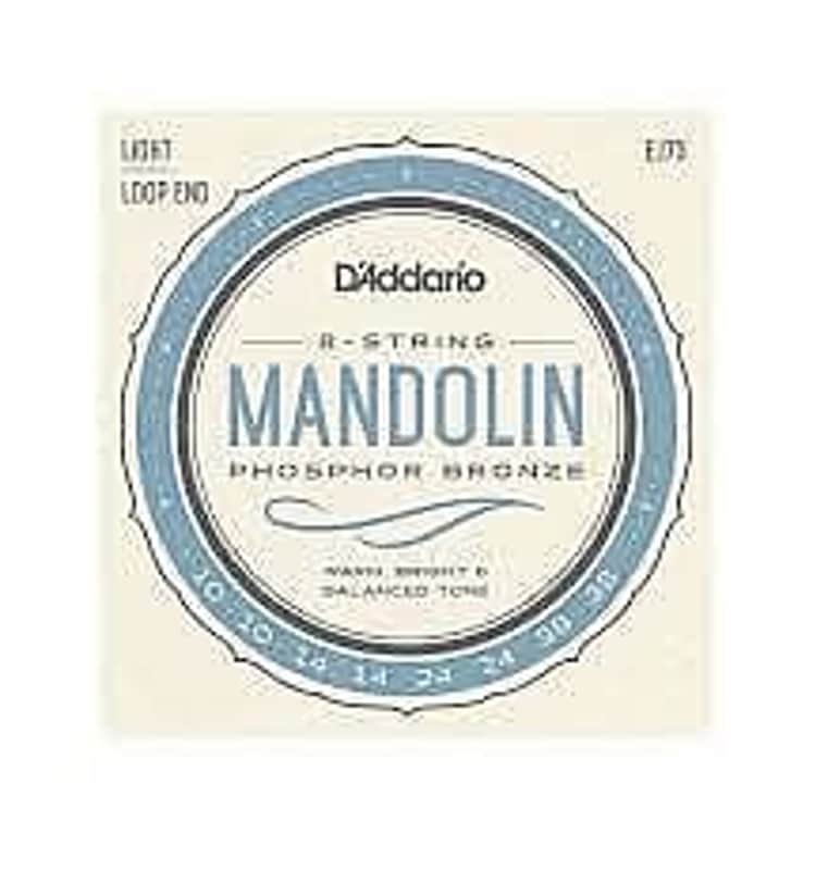 D'Addario EJ73 Phosphor Bronze Light Mandolin Strings - .010-.038 image 1