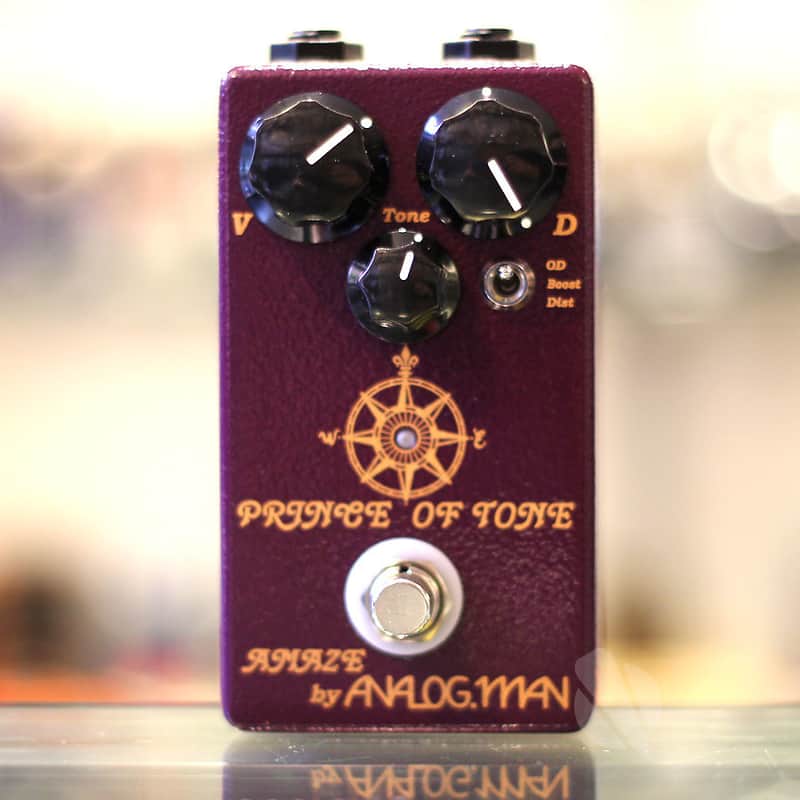 Analogman Prince of Tone Overdrive Pedal | Reverb