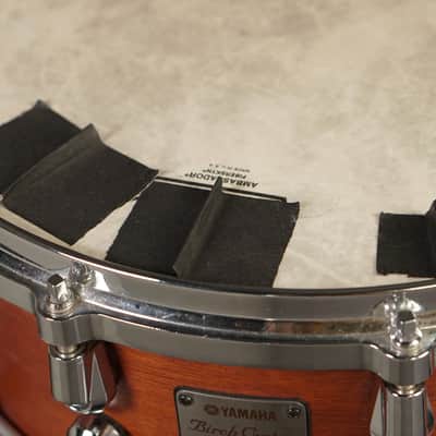 Yamaha 5x14" Birch Custom Absolute Snare Drum - Vintage Natural - Owned by Al Foster image 7