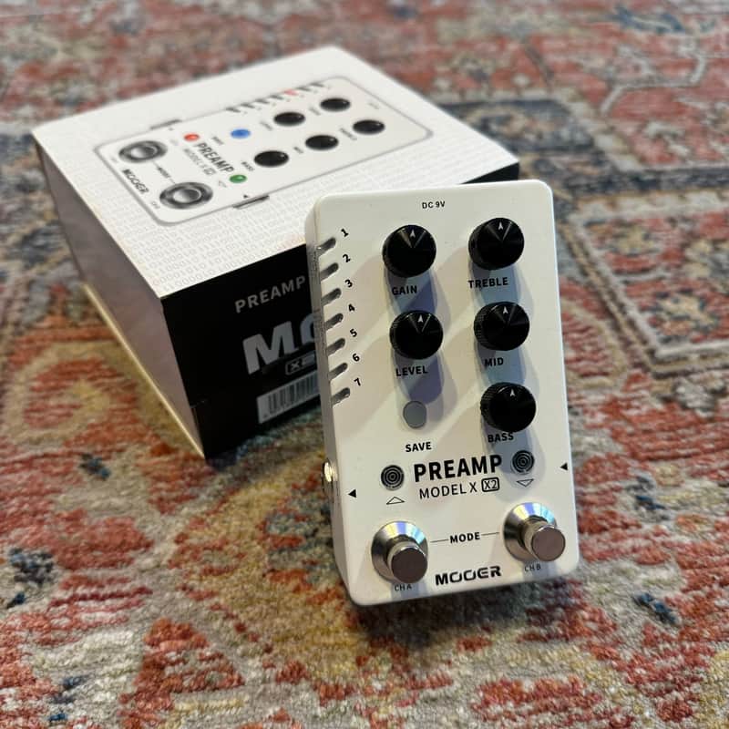 Mooer X2 Series Dual-Channel Digital Preamp Effects Pedal image 1