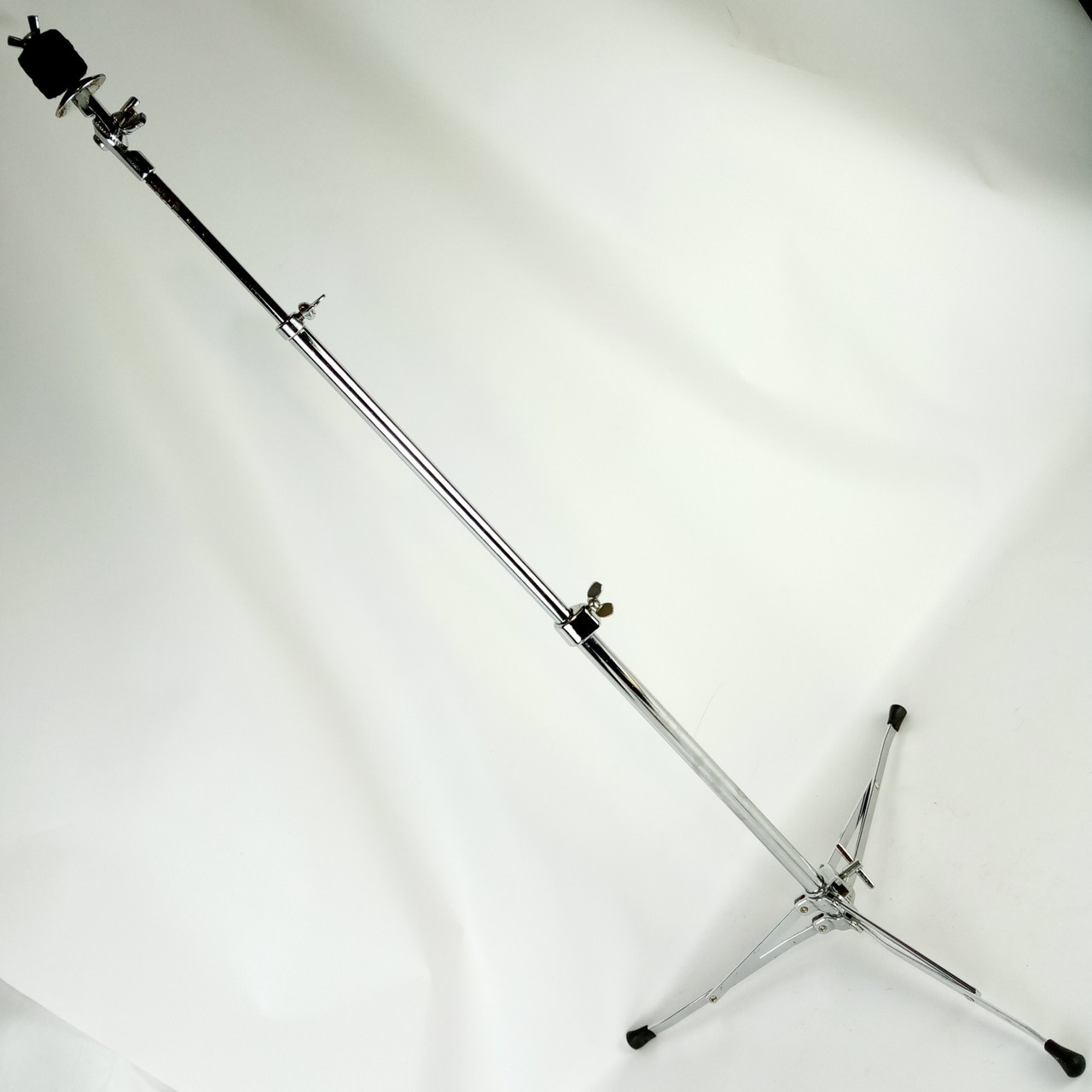 Ludwig Flat-Base 1400 Cymbal Stand Vintage Late60s-Early70s Flush Block Logo USA — main photograph