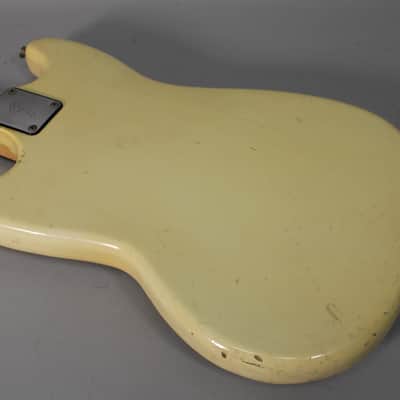 1974 Fender Musicmaster Shortscale Bass Olympic White w/OHSC image 12