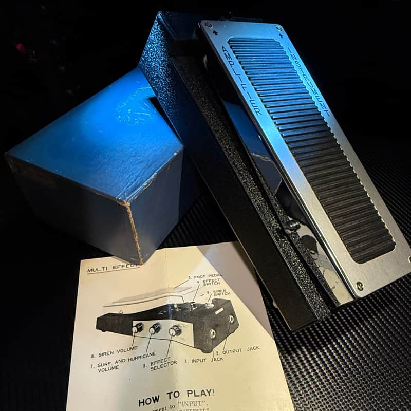 Jax Shin-ei Companion ME-7 Hurricane/Surf/Siren/Wah-Wah/Volume Multi-Effect Pedal, 1970s, Produced by Shin-ei, Jax brand badging. image 1