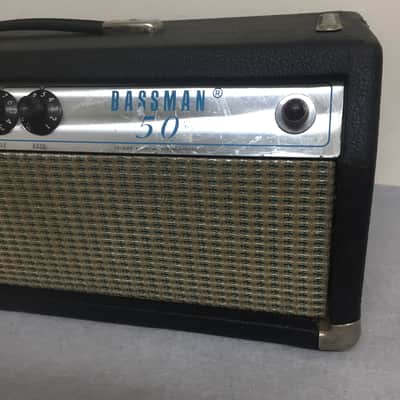 Fender Bassman 50 2-Channel 50-Watt Guitar Amp Head 1972 - 1976 - Silverface image 8