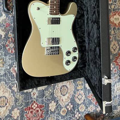 Fender Chris Shiflett Telecaster Deluxe Electric Guitar & Case 2021 - Shoreline Gold image 13